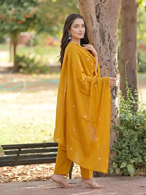 Yellow_Premium_Cambric_Cotton_With_Embroidery_Kurta_Set_For_Women