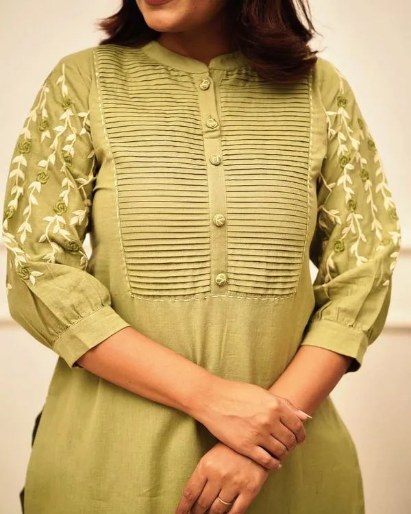 Green_Premium_Cotton_And_Polyester_Co-Ord_Set_For_Women