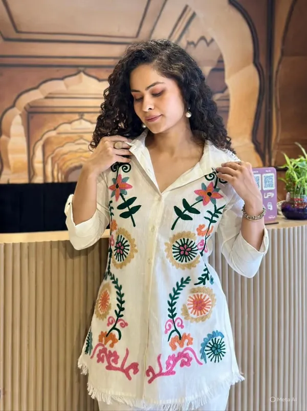 Off_White_Premium_Pure_Cotton_With_Full_Embroidery_Co-Ord_Set_For_Women