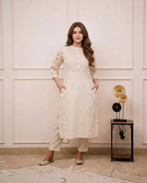 White_Premium_Cotton_With_Embroidery_Co-Ord_Set_For_Women
