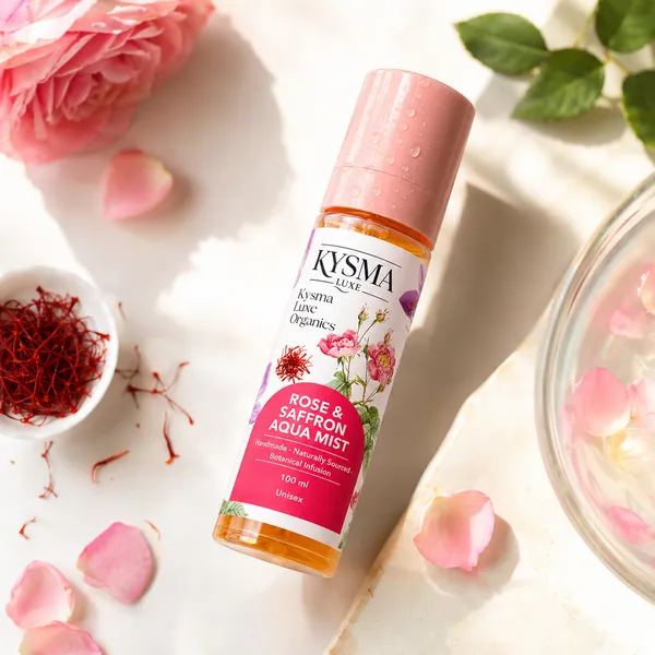 Kysma_Luxe_Organics_Handmade_Rose_&_Saffron_Aqua_Mist_for_Face_&_Body,_Hydrating_&_Refreshing_Botanical_Face_Mist_with_Real_Rose_&_Saffron_Extracts,_Handmade_Natural_Skin_Mist_for_All_Skin_Types,_Unisex,_100_ml