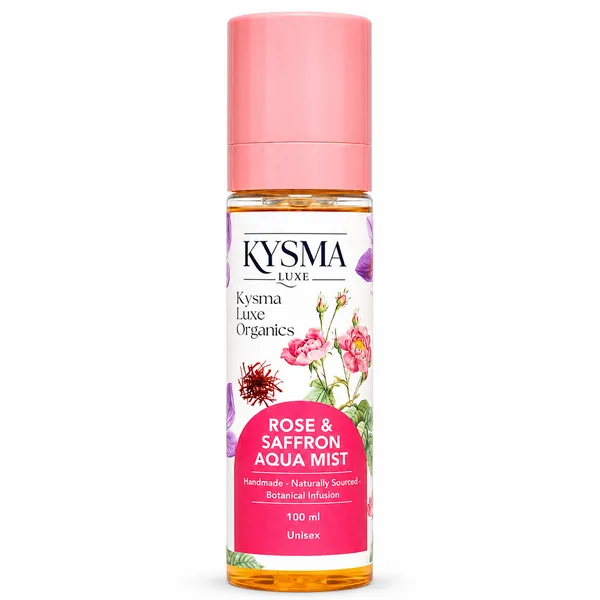 Kysma_Luxe_Organics_Handmade_Rose_&_Saffron_Aqua_Mist_for_Face_&_Body,_Hydrating_&_Refreshing_Botanical_Face_Mist_with_Real_Rose_&_Saffron_Extracts,_Handmade_Natural_Skin_Mist_for_All_Skin_Types,_Unisex,_100_ml