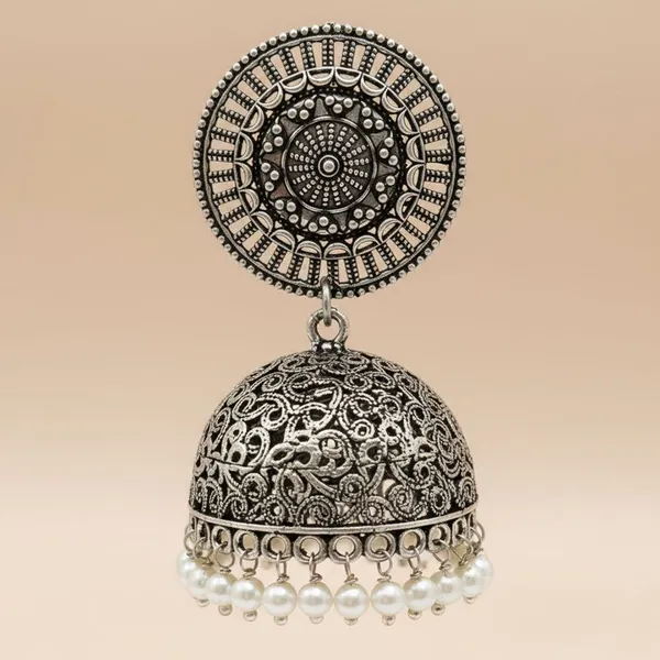Rivah_Oxidized_Silver_Filigree_Jhumka_Earrings_with_White_Pearls_Metal_Drops_&_Danglers_()