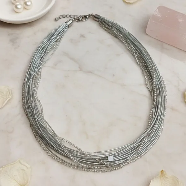 Rivah_Light_Golden_Metal_Multi-Layer_Collar_Necklace_Metal_Necklace_()