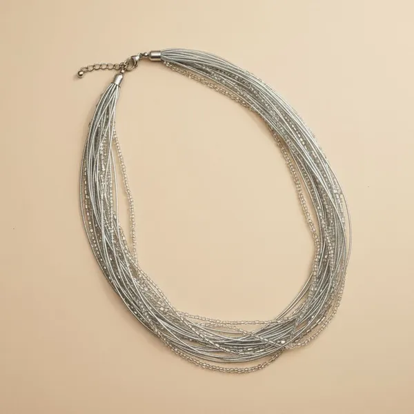 Rivah_Light_Golden_Metal_Multi-Layer_Collar_Necklace_Metal_Necklace_()