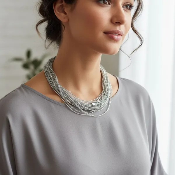 Rivah_Light_Golden_Metal_Multi-Layer_Collar_Necklace_Metal_Necklace_()