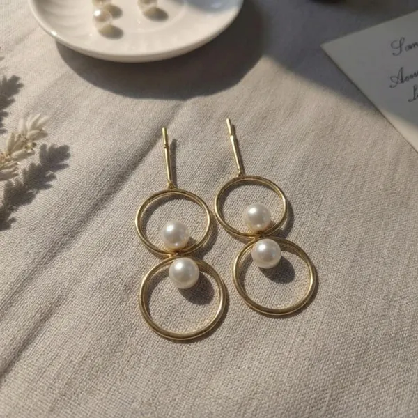 Gilded_Sunburst_Medallion_Ear_Pins_Metal_Drops_And_Danglers