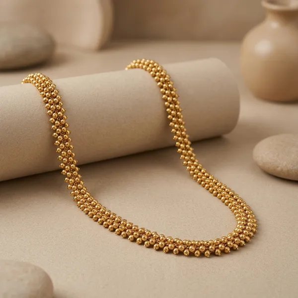 Tribal_Charm_Multi-Stone_Gold-Tone_Statement_Necklace_Beads_Alloy_Necklace