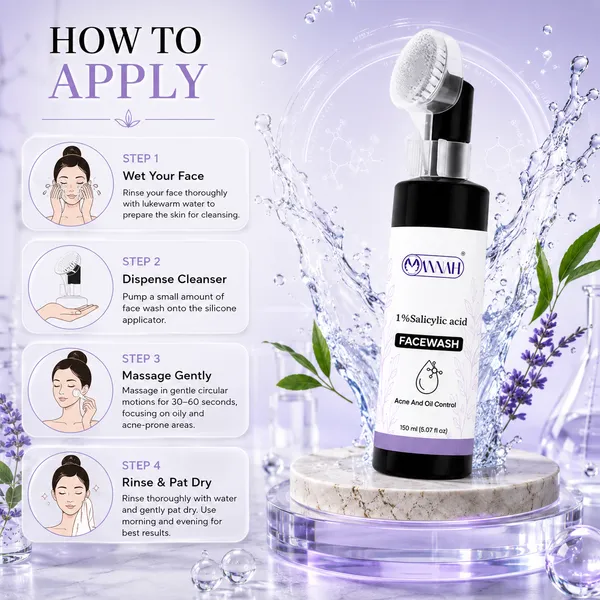 1%_Salicylic_Acid_Face_Wash_With_Applicator_for_Clear_Pores_&_Oil_Control_|_Deep_Cleansing_Blemish_Care_Face_Cleanser_|_100ml