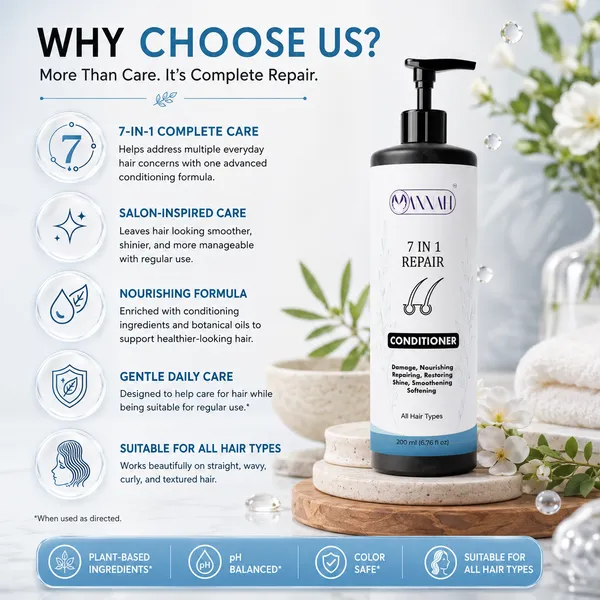 7_in_1_Total_Repair_Conditioner_for_Strong,_Smooth_&_Healthy_Hair_|_Deep_Moisture_Hair_Repair_Formula_|_200ml