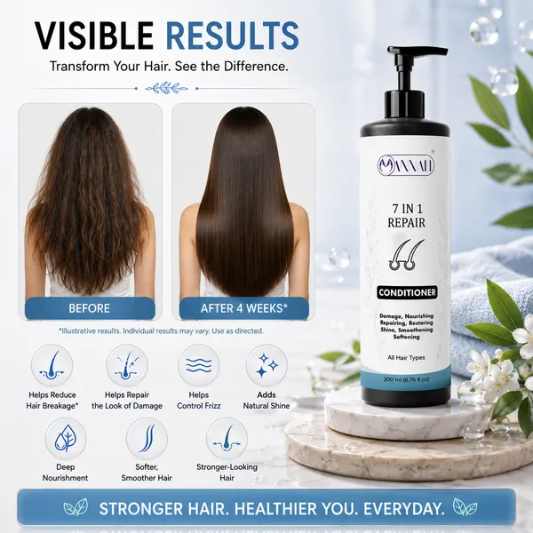 7_in_1_Total_Repair_Conditioner_for_Strong,_Smooth_&_Healthy_Hair_|_Deep_Moisture_Hair_Repair_Formula_|_200ml