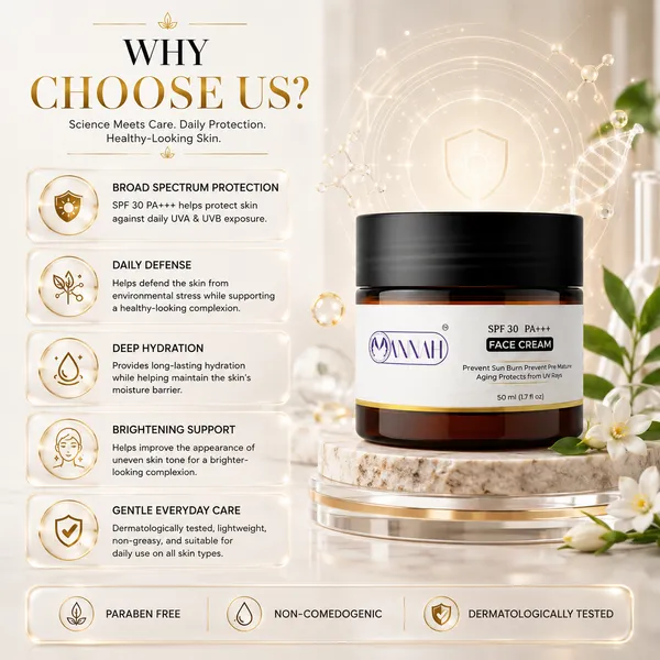 SPF_30_PA+++__Broad_Spectrum_Sunscreen_Cream_|_Lightweight_Daily_UVA_&_UVB_Protection_|_Non-Greasy_Hydrating_Formula_|_50g