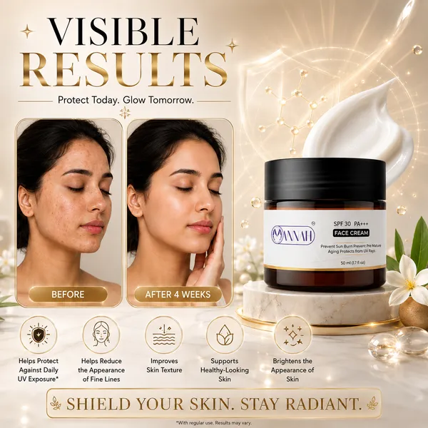 SPF_30_PA+++__Broad_Spectrum_Sunscreen_Cream_|_Lightweight_Daily_UVA_&_UVB_Protection_|_Non-Greasy_Hydrating_Formula_|_50g