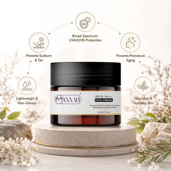 SPF_30_PA+++__Broad_Spectrum_Sunscreen_Cream_|_Lightweight_Daily_UVA_&_UVB_Protection_|_Non-Greasy_Hydrating_Formula_|_50g