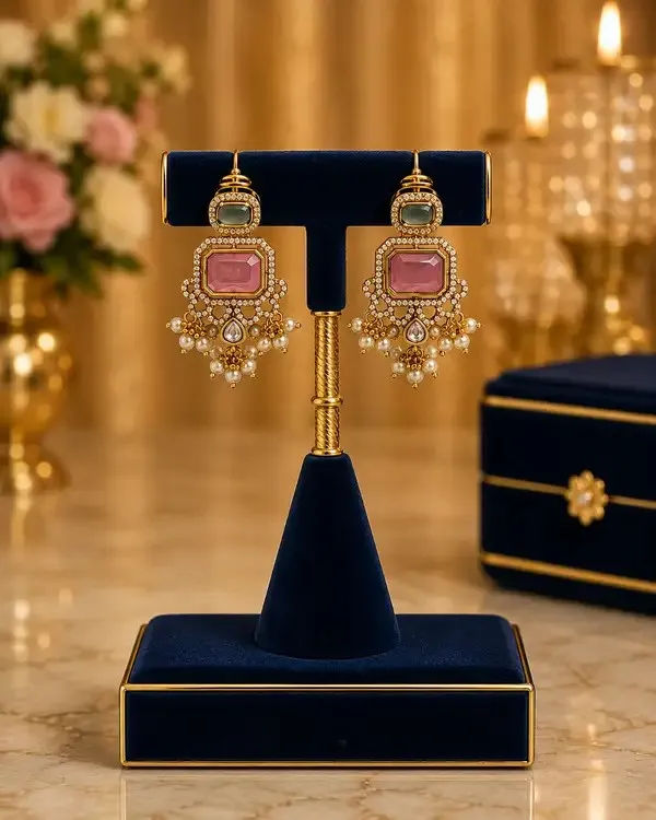 Blush_Pink_Gold-Plated_Kundan_Polki_Pendant_Set_For_Women