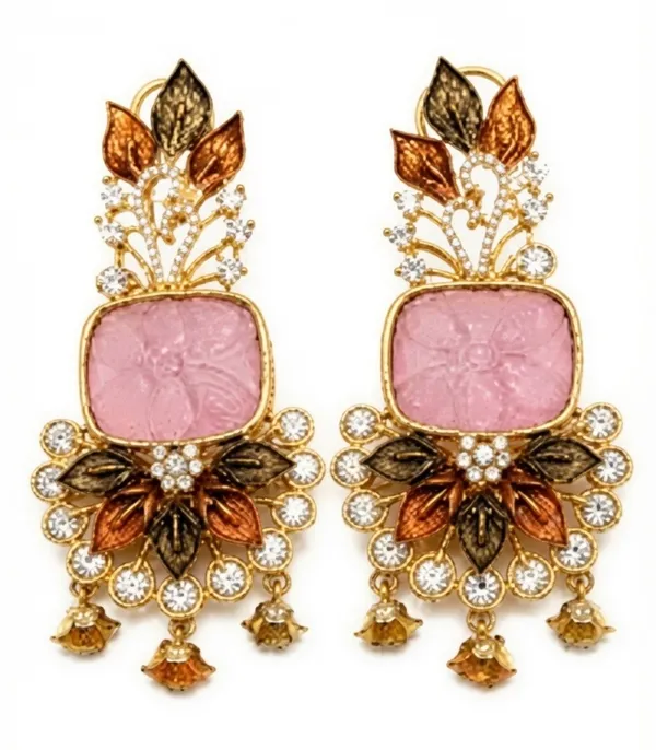 Multicolor_Gold-Plated_Carved_Stone_Chandelier_Earrings_For_Women