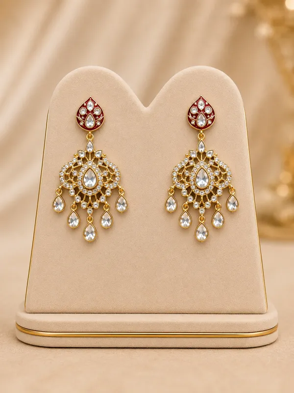 Maroon_Polki_Meenakari_Crescent_Hasli_Necklace_Set_For_Women