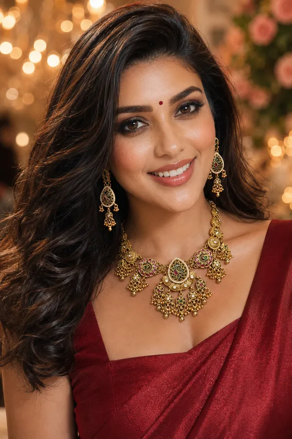 Gold_Gold-Plated_Peacock_Meenakari_Ghungroo_Necklace_Set_For_Women