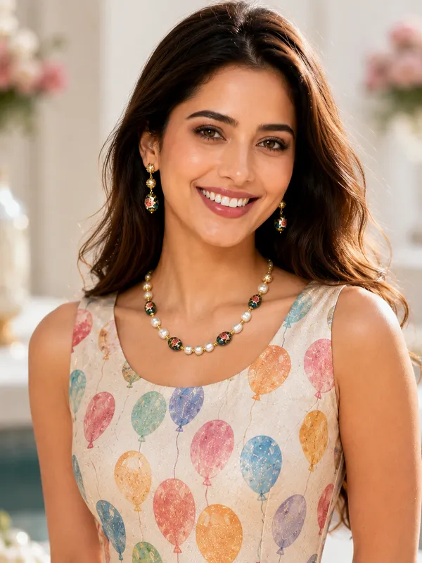 Rose_Pink_Pearl_Meenakari_Gold-Tone_Necklace_Set_For_Women