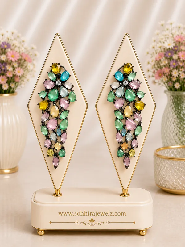 Multicolor_Crystal_Chandelier_Drop_Earrings_For_Women
