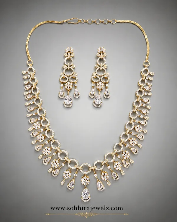 Gold_Gold-Plated_Ad_Stone_Cascade_Circle_Necklace_Set_For_Women