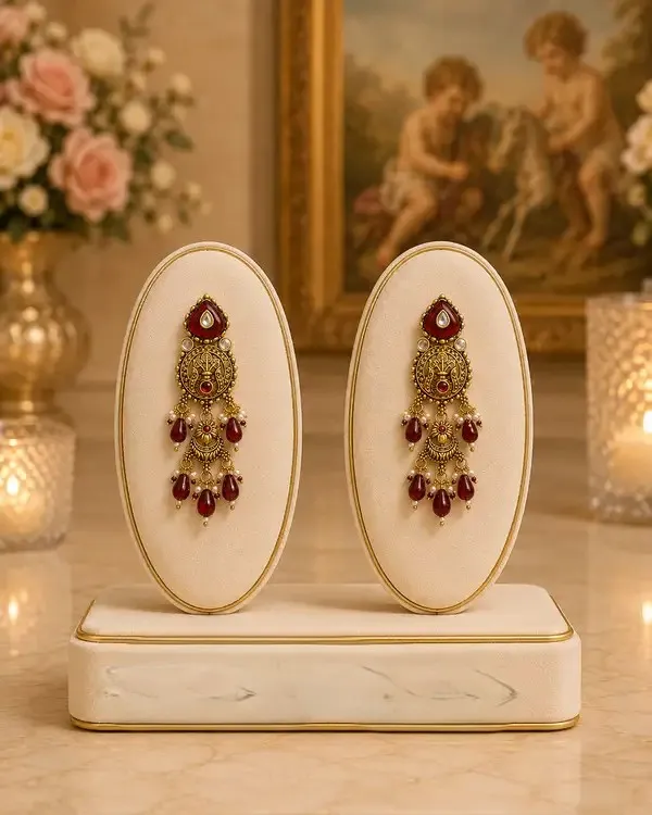 Red_Antique_Gold_Temple_Coin_Ruby_Necklace_Set_For_Women