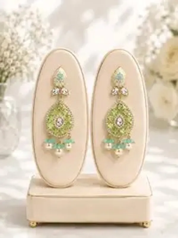 Mint_Green_Pearl_Kundan_Meenakari_Teardrop_Drop_Earrings_For_Women