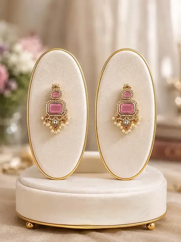 Rose_Pink_Gold-Plated_Kundan_Cz_Pendant_Set_For_Women