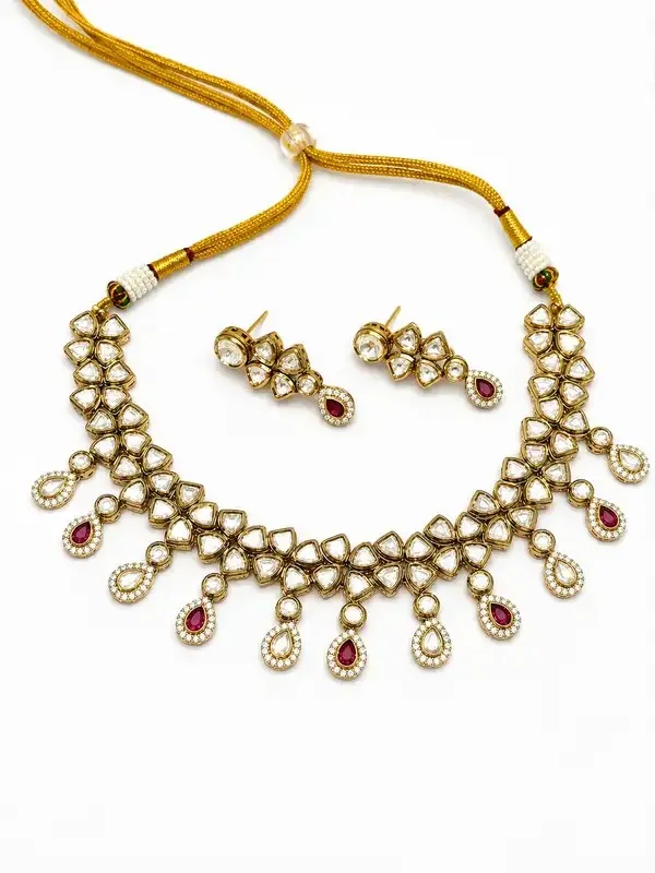 Red_Kundan_Polki_Ruby_Choker_Necklace_Set_For_Women