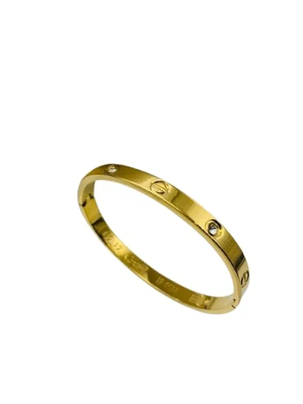 Gold_Stainless_Steel_Cubic_Zirconia_Diamond_Bracelet_For_Women