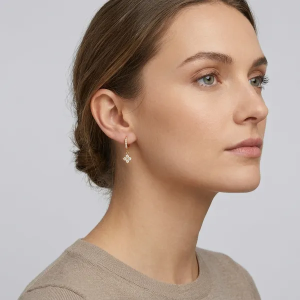 Gold_Stainless_Steel_Flower_Drop_Hoop_Earrings_For_Women