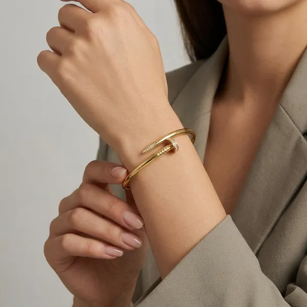 Gold_Stainless_Steel_Nail_Design_Fashion_Bracelet_For_Women