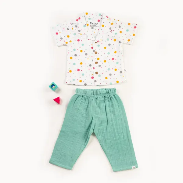 Muslin_Cotton_Printed_Shirt_And_Mint_Pants_Set_for_Baby_Boys