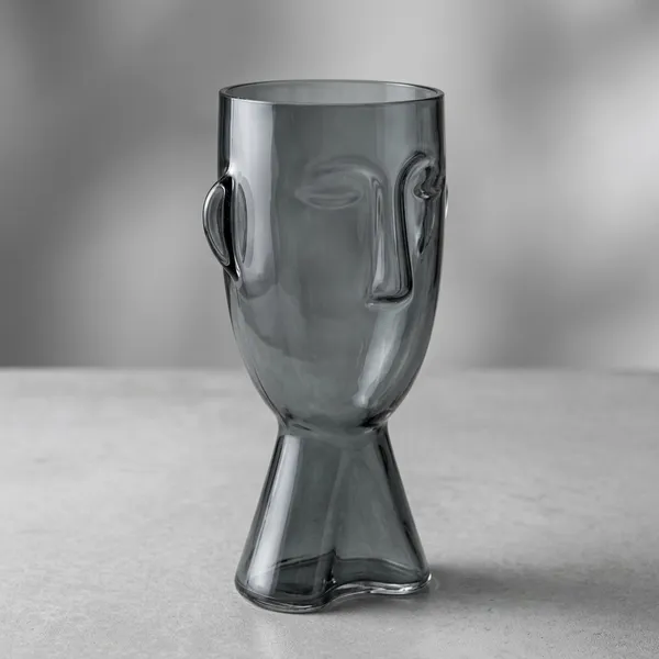 Smoked_Sculpted_Face_Glass_Vase_(Big)