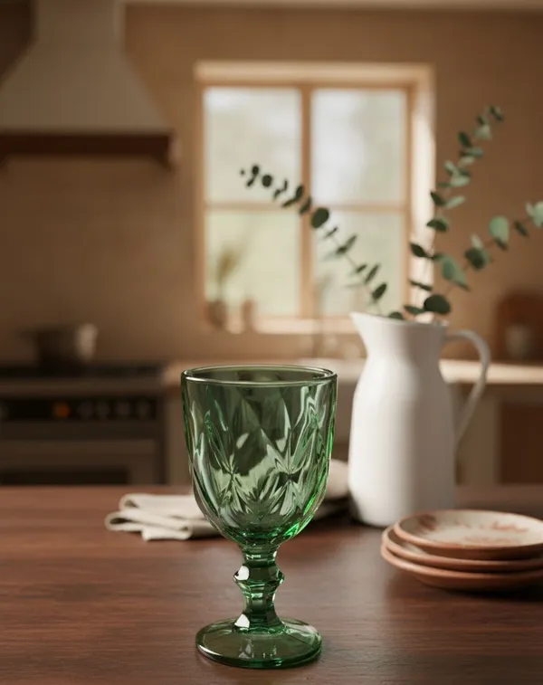 Emerald_Cut_Glass_Goblet_for_Dining_and_Decor_Set_of_6