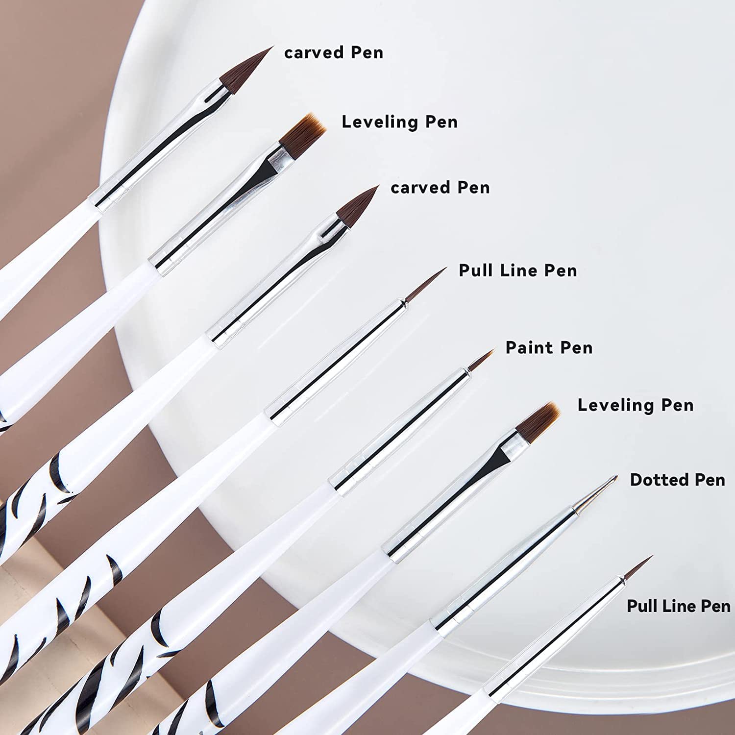 Pack_Of_8_Piece_Kiyaan_Nylon_Bristle_Nail_Art_Brush_Set_