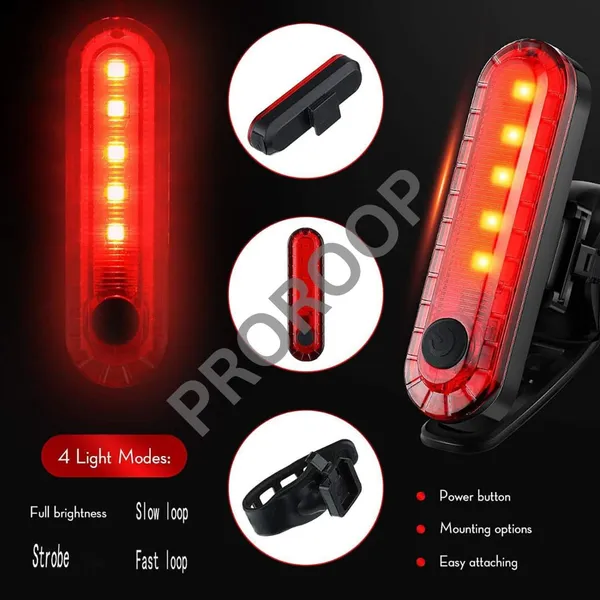 Pro_Roop_Usb_Rechargeable_LED_Bike_Front_Rear_Light_Set