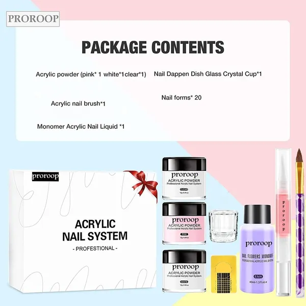 Pack_Of_7_Pro_Roop_Non_Yellowing_Acrylic_Powder_Liquid_Nail_Art_Kit_