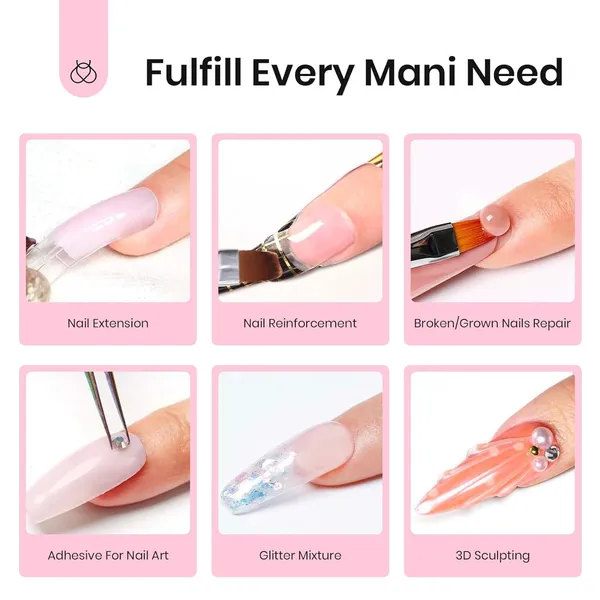 Proroop_Pink_Poly_Extension_Gel_For_Nails_15Ml