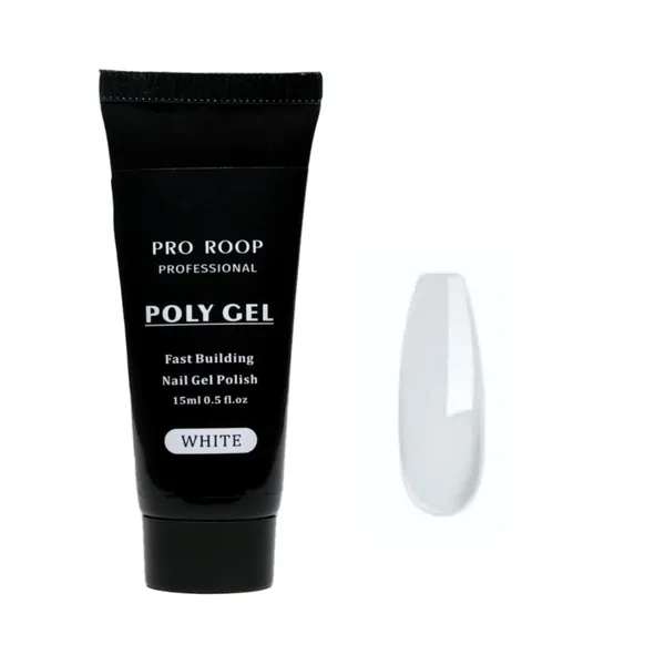 Proroop_White_Poly_Extension_Gel_For_Nails_15Ml
