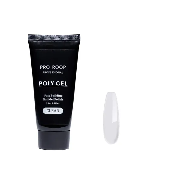 Proroop_Clear_Poly_Extension_Gel_Nail_Kit_Set_Of_6