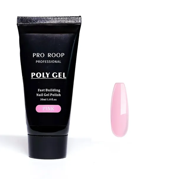 Proroop_Pink_Poly_Extension_Gel_Nail_Kit_Set_Of_6