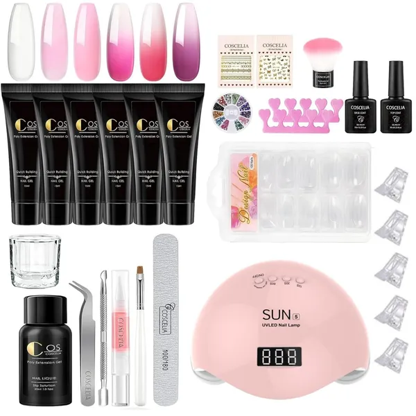 Proroop_Poly_Extension_Gel_Nail_Kit_With_48W_LED_Lamp
