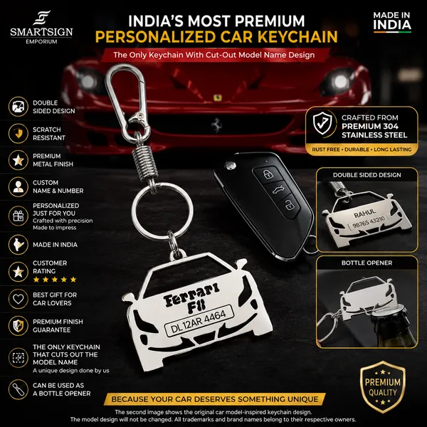 Ferrari_F8_Model_Car_Key_Chain