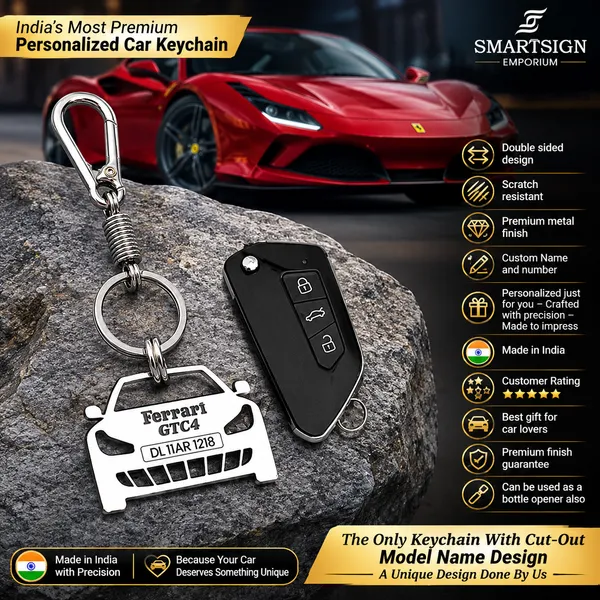 Ferrari_Gtc4_Model_Car_Key_Chain
