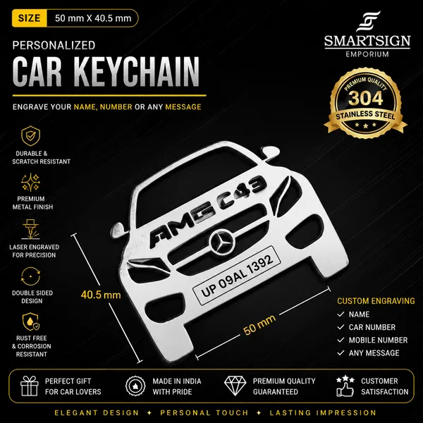 Mercedes_Benz_Amg_C43_Car_Key_Chain