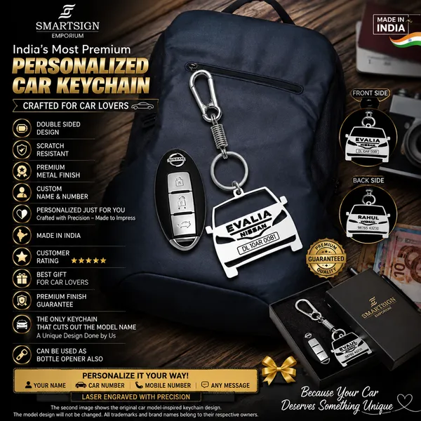 Nissan_Evalia_Model_Car_Key_Chain