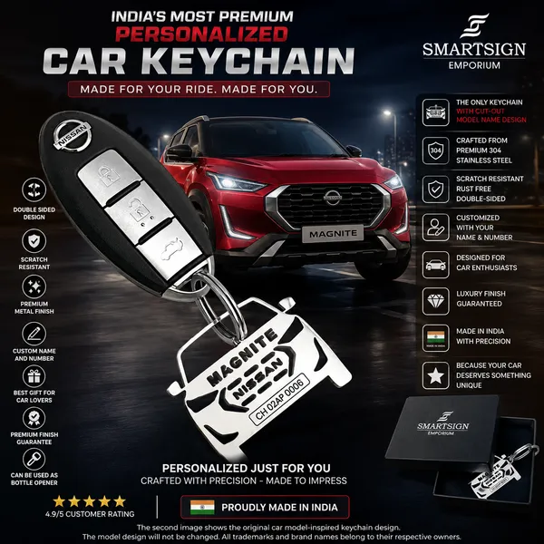 Nissan_Magnite_Model_Car_Keychain