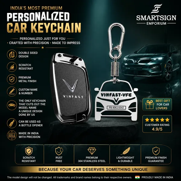 Vinfast_Vf6_Model_Car_Key_Chain