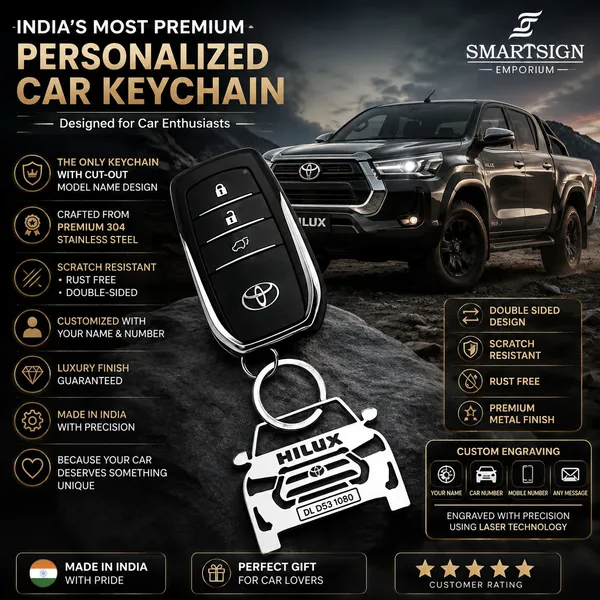 Toyota_Hilux_Model_Car_Key_Chain
